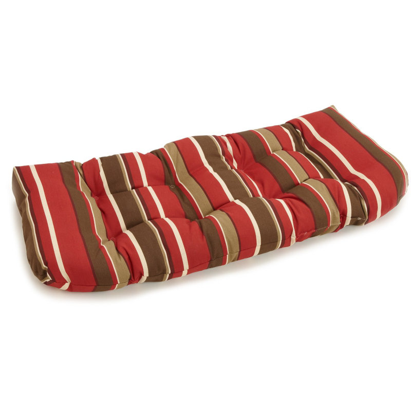 Charlton Home® Stripe UShape Indoor/Outdoor Bench Cushion & Reviews Wayfair